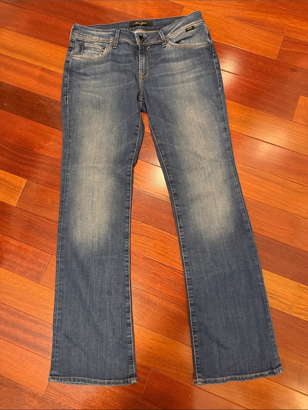 Mavi Women's Medium Blue Flare Jeans